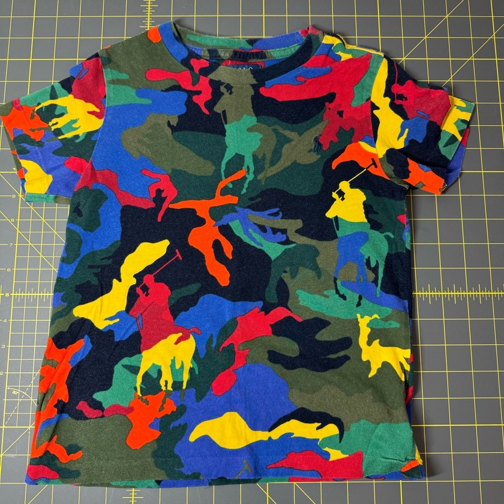Polo by Ralph Lauren Red and Blue Short Sleeve Tees